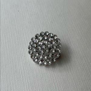 Rhinestone brooch pin